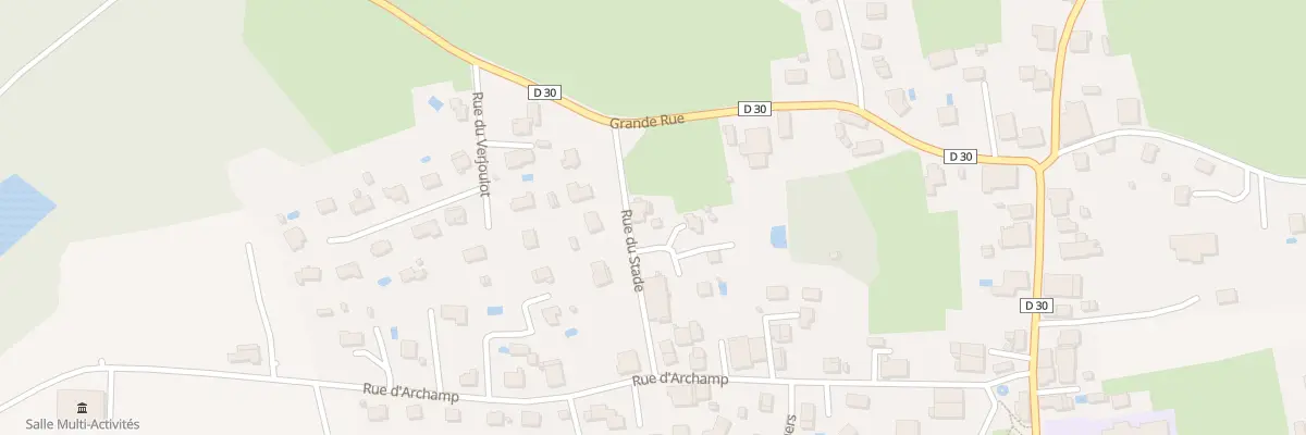 Plan du 12 Rue du Stade à Pouligney-Lusans