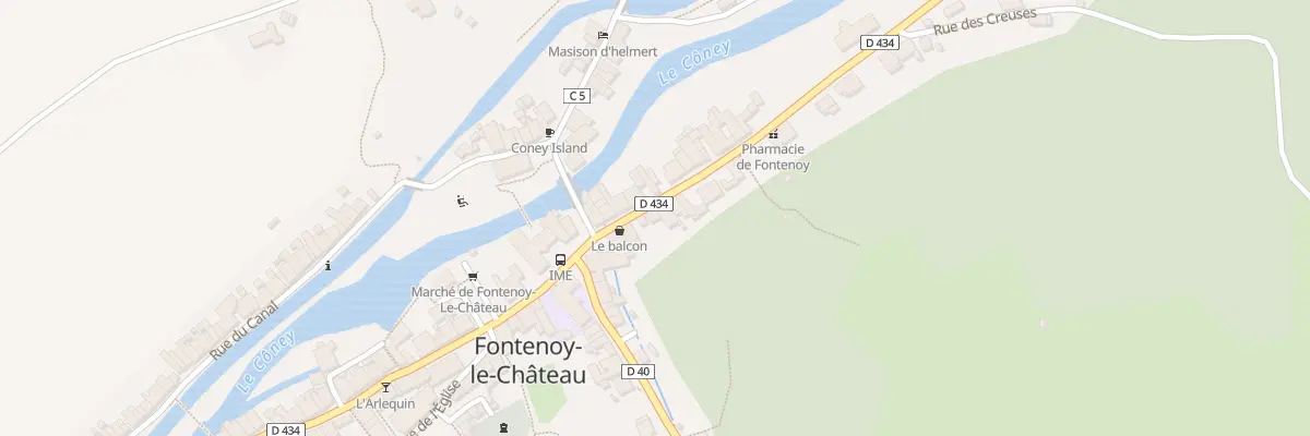 Plan du 6 Rue de la Chenale à Fontenoy-le-Château