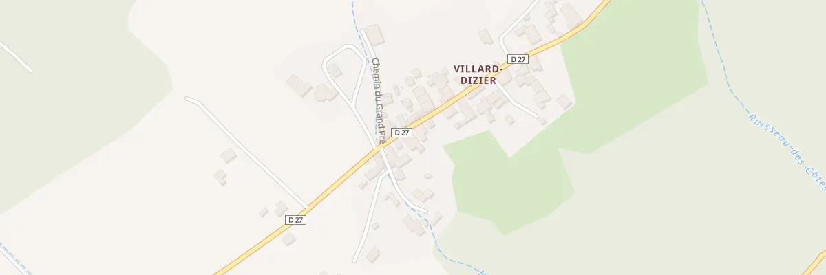 Plan du 857 Rte Jean-françois Mamy à Chamoux-sur-Gelon
