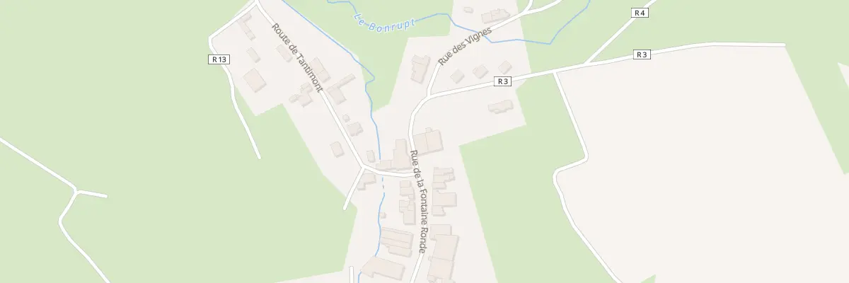 Plan du 20 Rue de la Fontaine Ronde à Hergugney