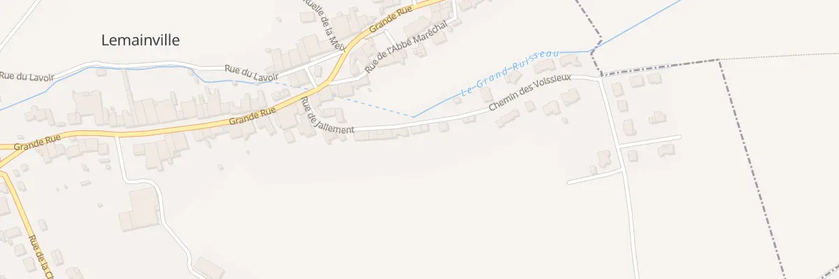 Plan du 16 Rue de Jallement à Lemainville