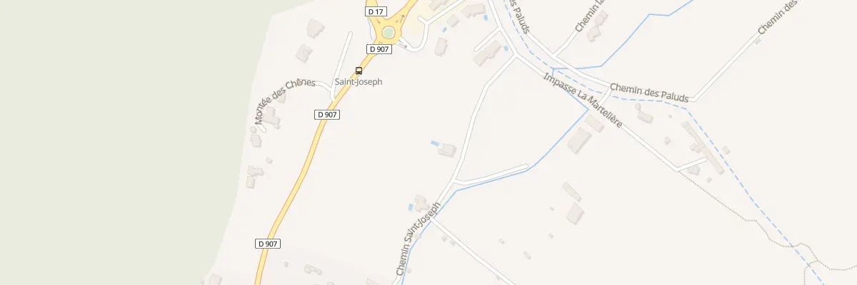 Plan du 7021 Saint Joseph à Mézel