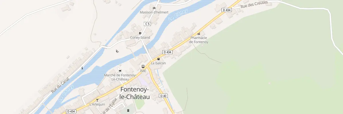 Plan du 8 Rue de la Chenale à Fontenoy-le-Château