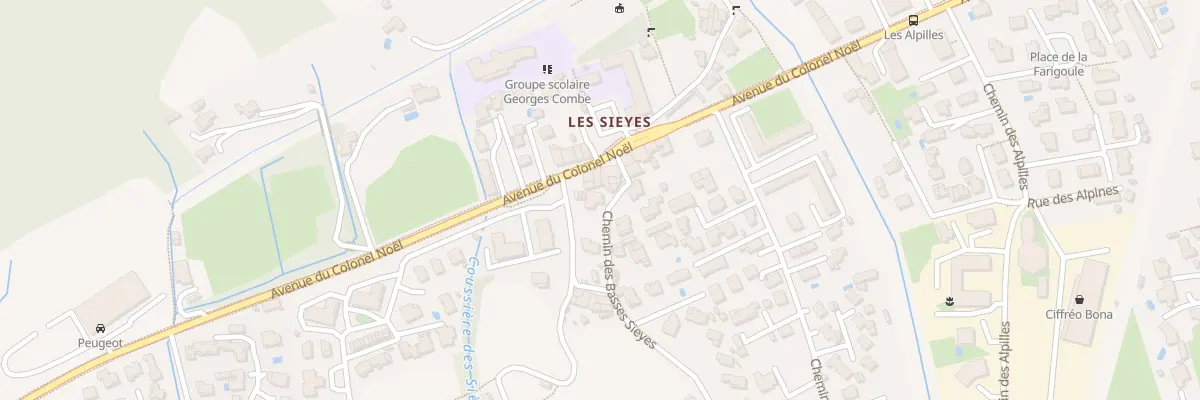 Plan du 6 Che des Basses Sieyès à Digne-les-Bains