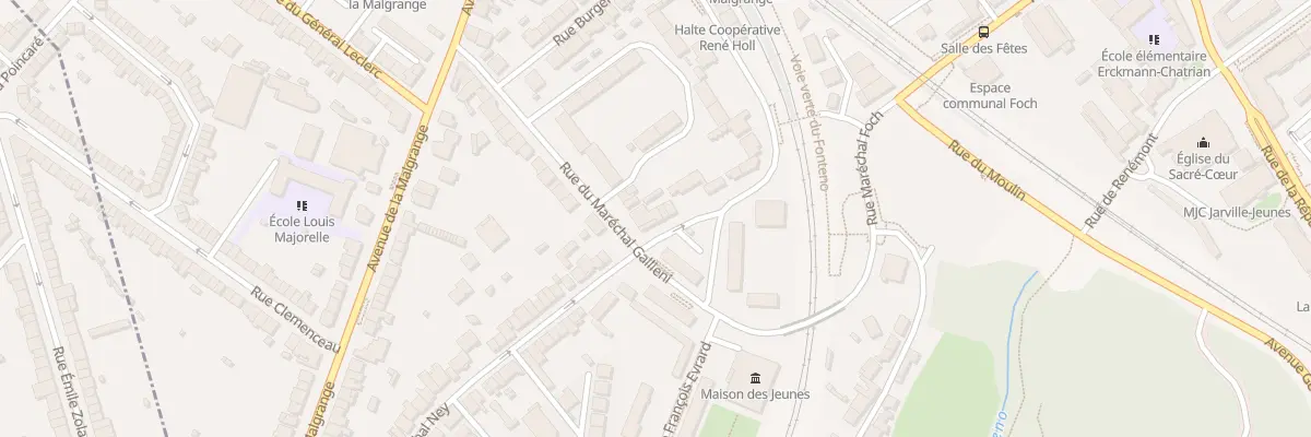 Plan du 10 Rue Marechal Ney à Jarville-la-Malgrange
