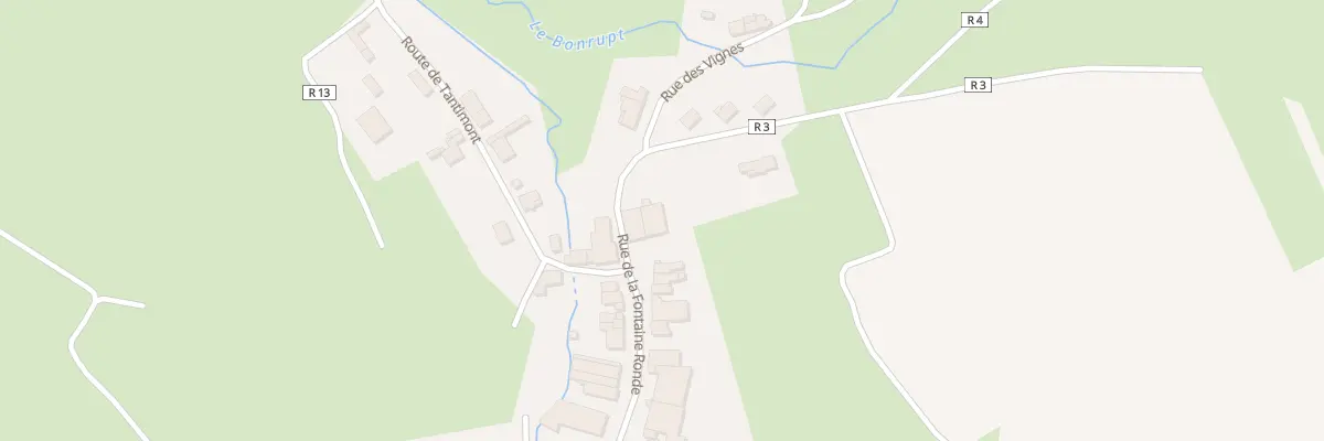 Plan du 18 Rue de la Fontaine Ronde à Hergugney