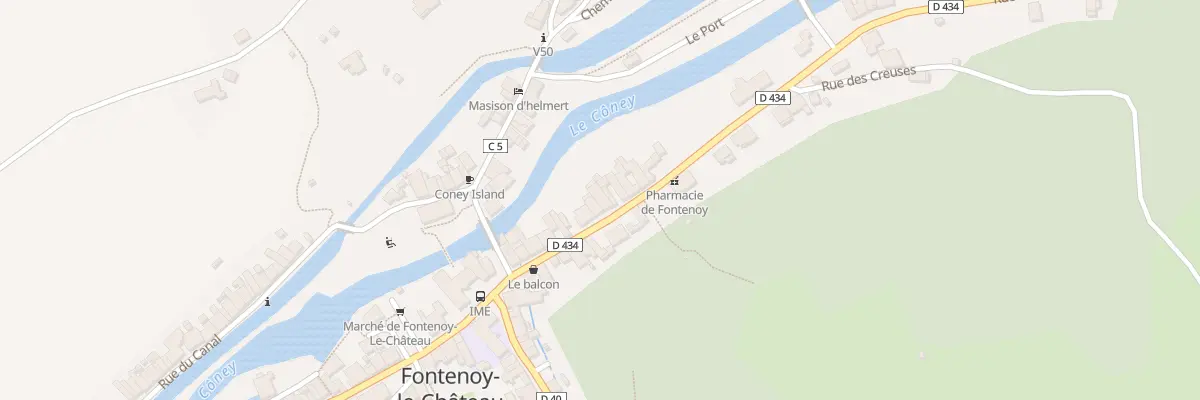 Plan du 17 Rue de la Chenale à Fontenoy-le-Château