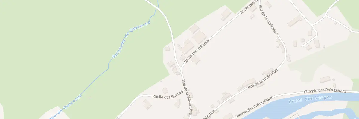 Plan du 1 Rte des Tuileries à Fontenoy-le-Château