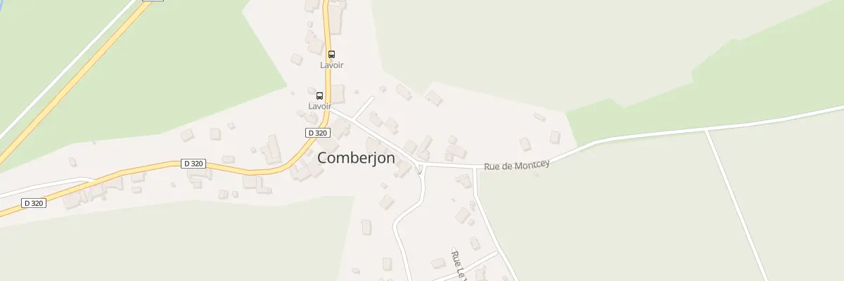 Plan du 6 Rue de Montcey à Comberjon