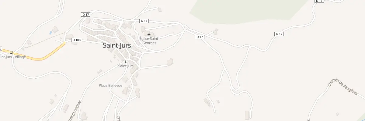 Plan du 5005 Les Féogères à Saint-Jurs