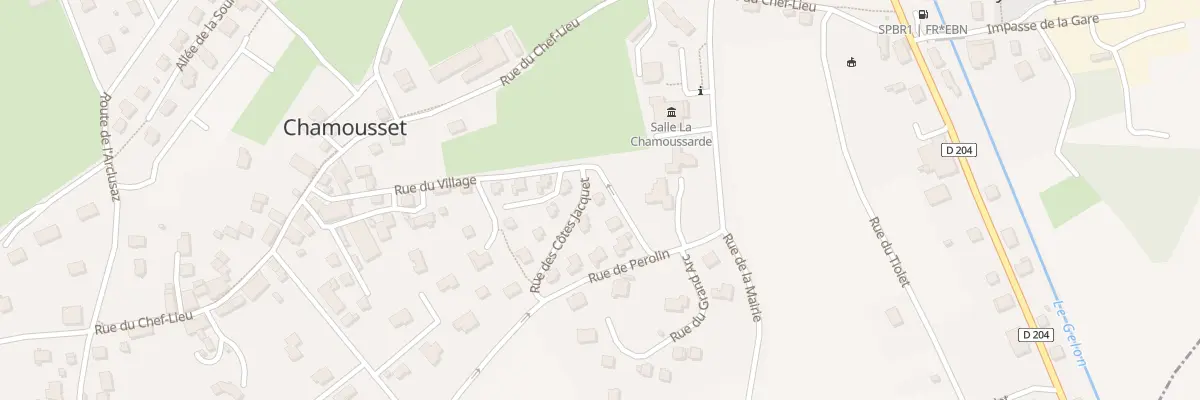Plan du 61 Rue du Village à Chamousset