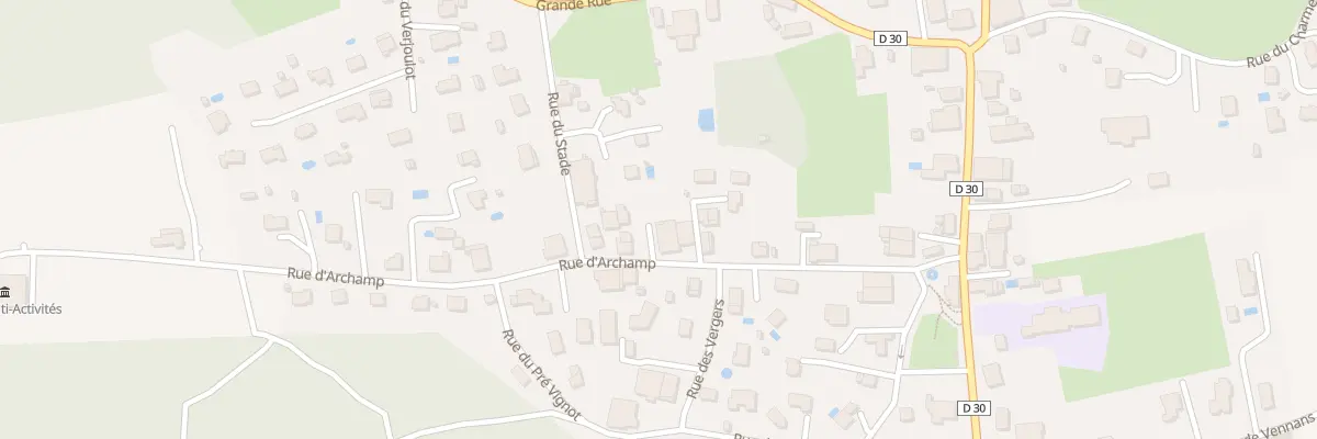 Plan du 18 Rue d’Archamp à Pouligney-Lusans