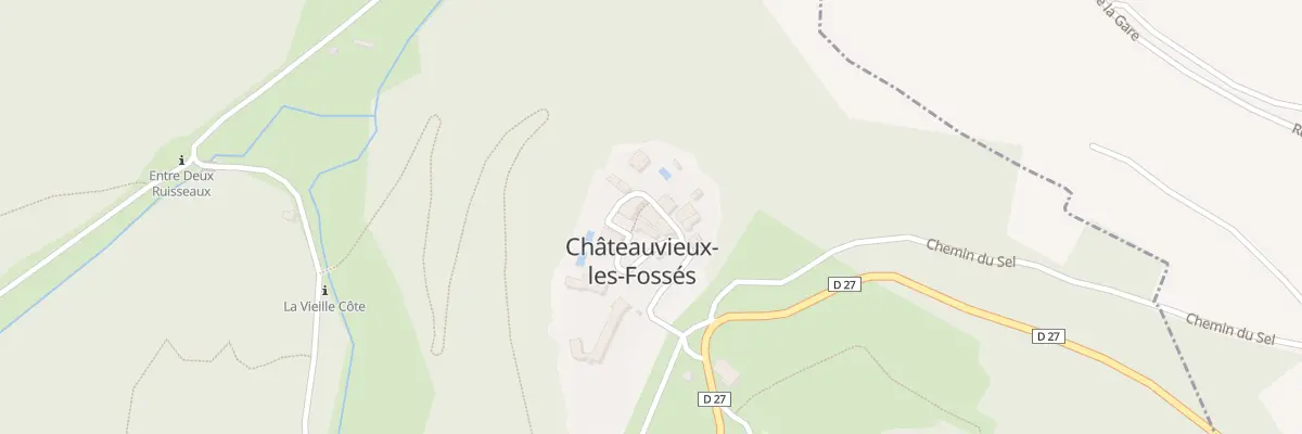 Plan du 5012 Au Village à Châteauvieux-les-Fossés