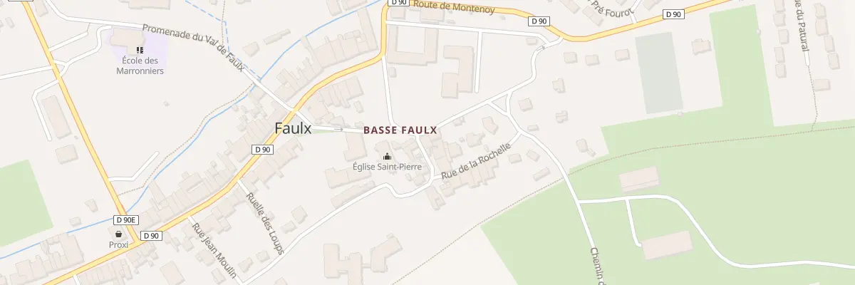 Plan du 6 Rue Saint Pierre à Faulx