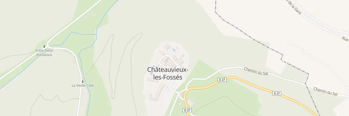 Plan du 5005 Au Village à Châteauvieux-les-Fossés