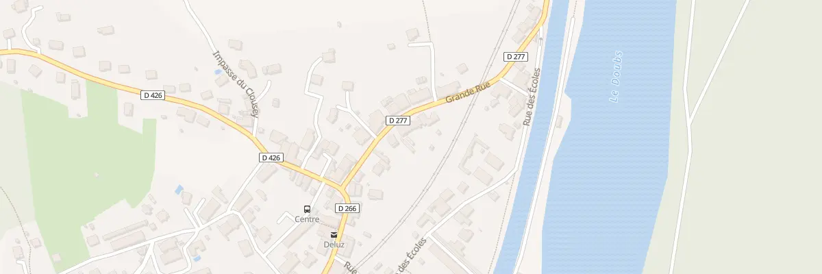 Plan du 30 Gr Grande Rue à Deluz