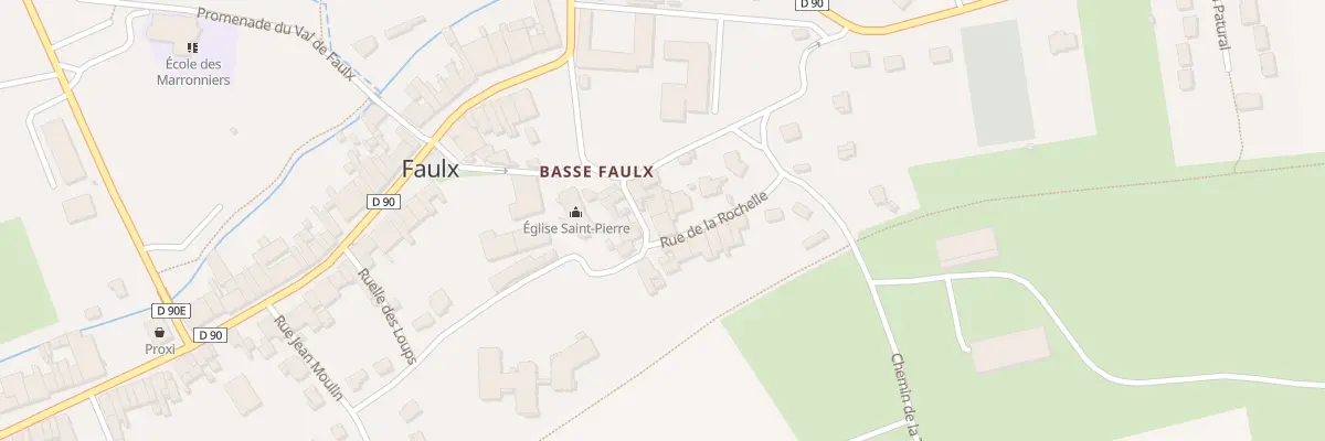Plan du 5 Rue Louis Pasteur à Faulx