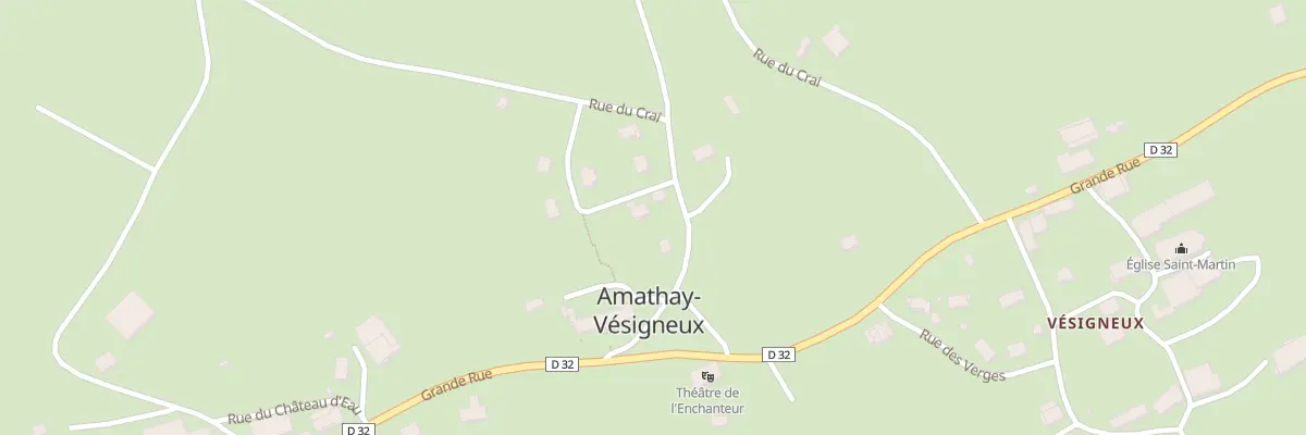 Plan du 5 Rue du Crai à Amathay-Vésigneux