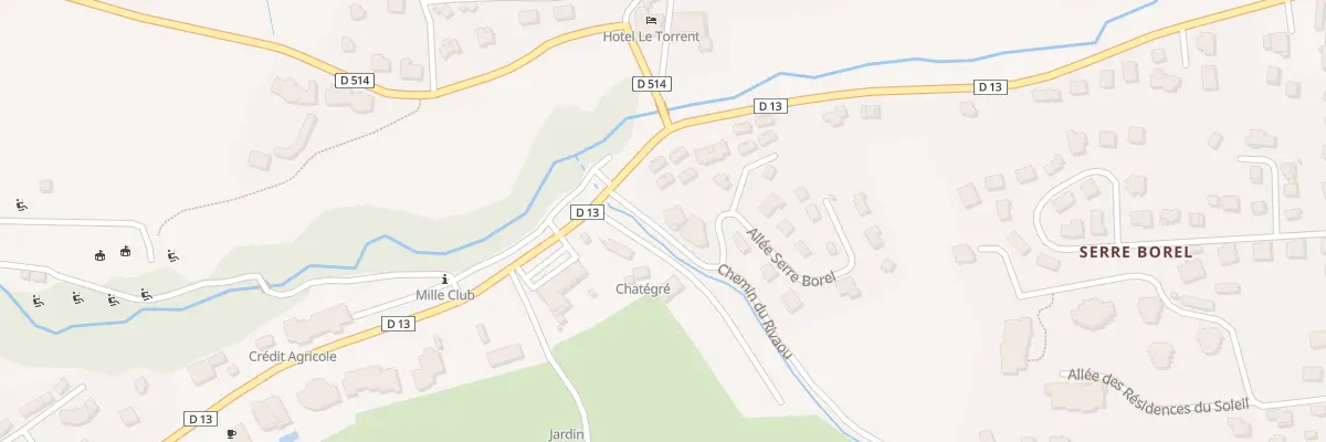 Plan du 680 Che du Rivaou à Ancelle