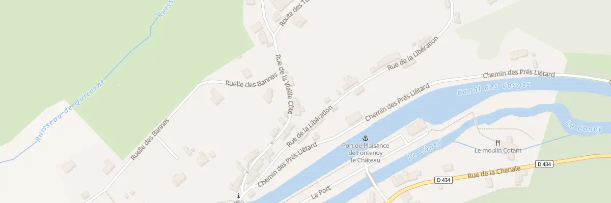 Plan du 18 Rue de la Vieille Côte à Fontenoy-le-Château