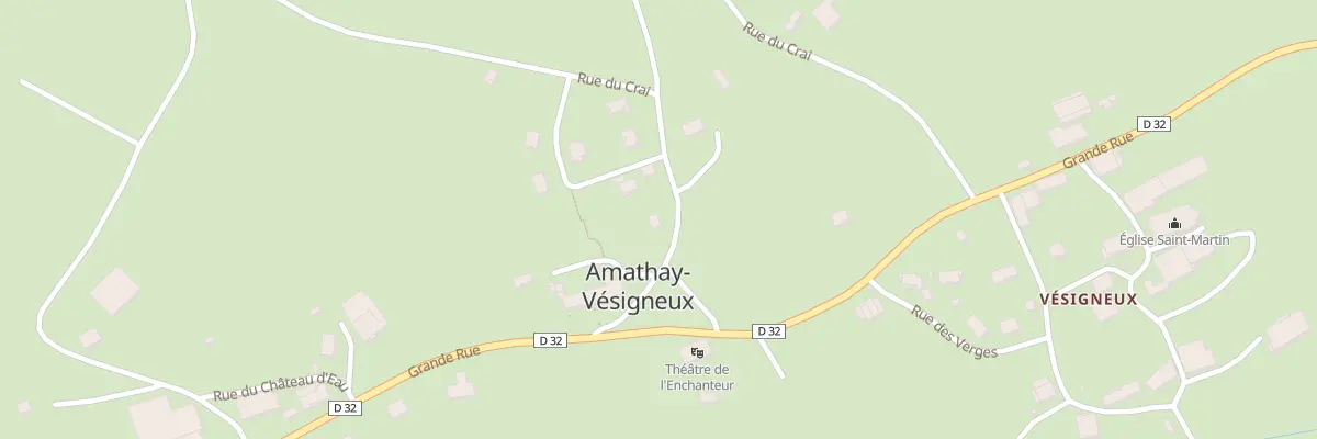 Plan du 3 Rue du Crai à Amathay-Vésigneux