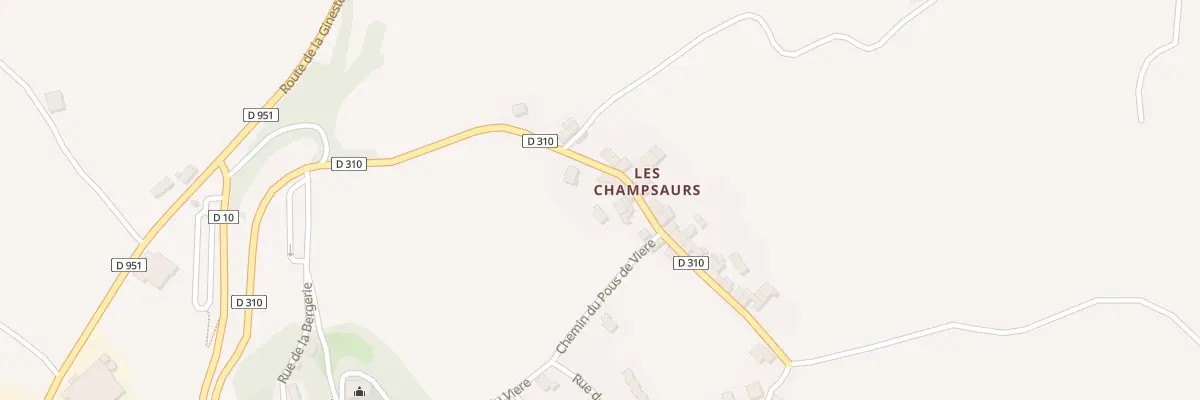 Plan du 5047 Les Champsaurs à Bréziers