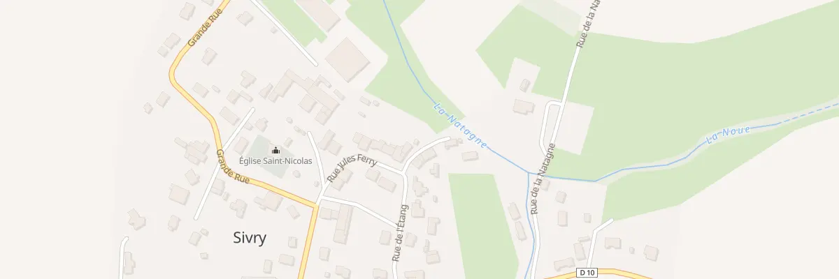 Plan du 1 Rue de l’Etang à Sivry