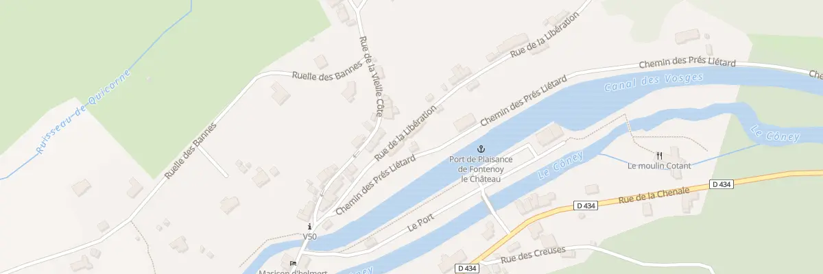 Plan du 18 Rue de la Libération à Fontenoy-le-Château