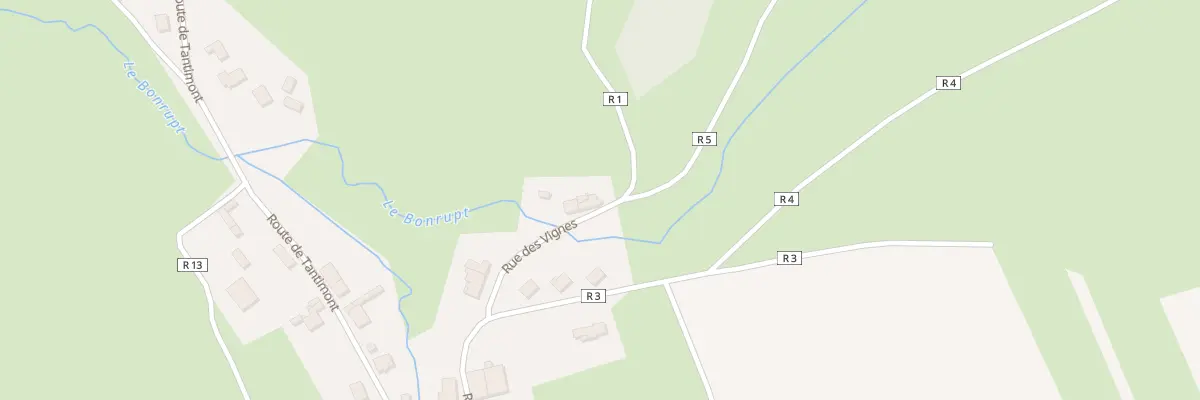 Plan du 7 Rue des Vignes à Hergugney