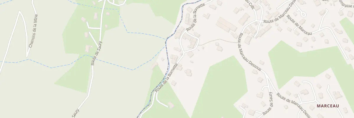 Plan du 750 Rte de la Bornette à Doussard