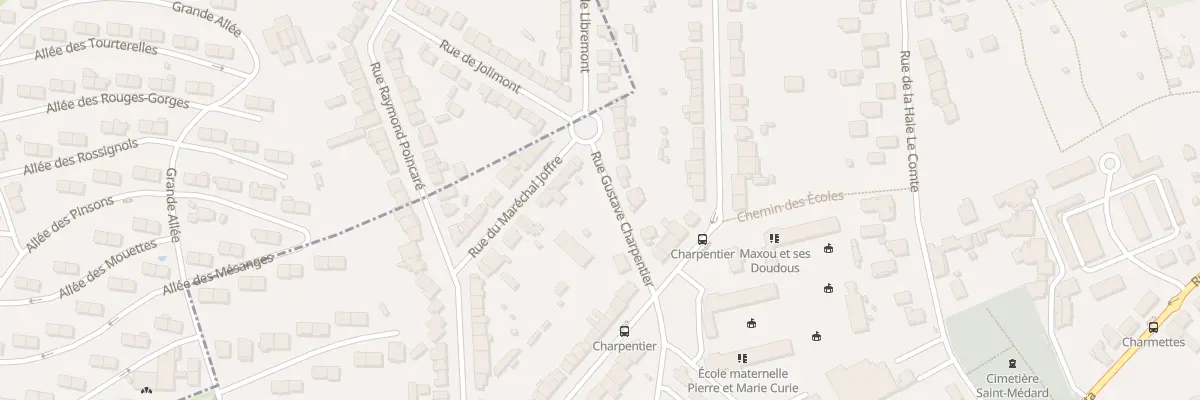 Plan du 28 Rue Marechal Joffre à Saint-Max