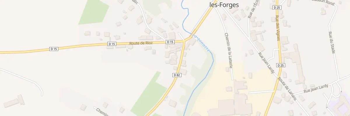 Plan du 6 Rte de Cenans à Loulans-Verchamp