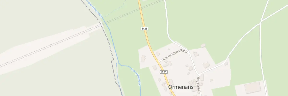 Plan du 2 Rue de Loulans à Ormenans
