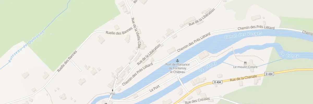 Plan du 20 Rue de la Libération à Fontenoy-le-Château
