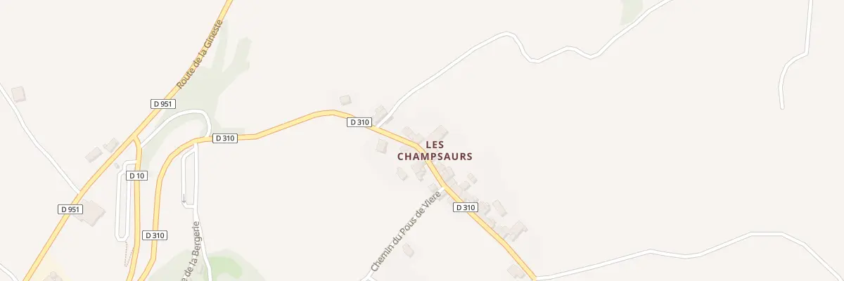 Plan du 10 Rue du Clot de Barou à Bréziers