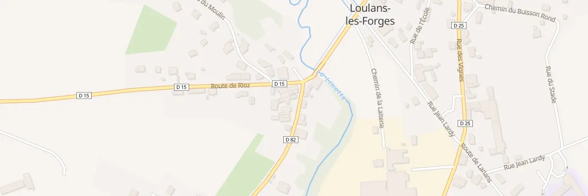 Plan du 4 Rue de Cenans à Loulans-Verchamp