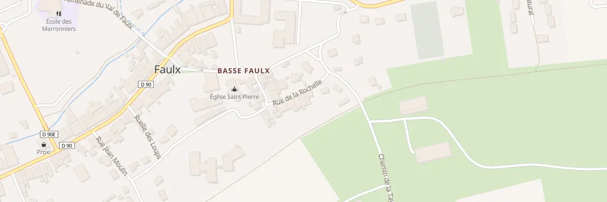 Plan du 8 Rue de la Rochelle à Faulx
