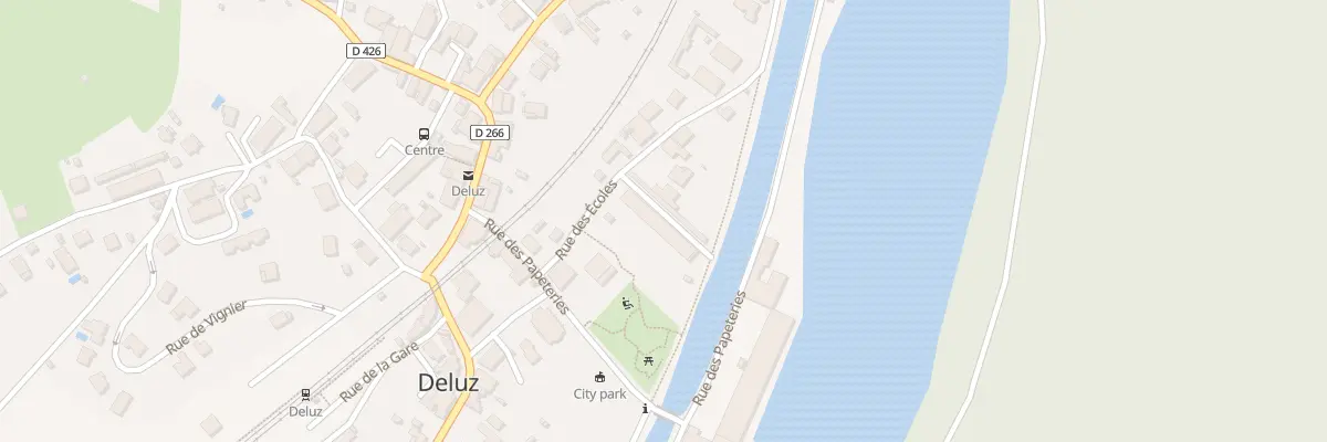 Plan du 8 Rue des Ecoles à Deluz