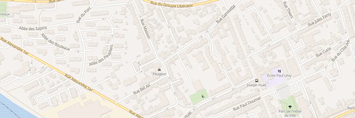 Plan du 4B Rue Gambetta à Saint-Max