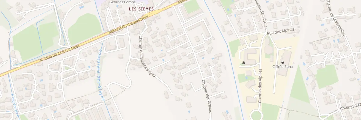 Plan du 12B Che des Gravas à Digne-les-Bains