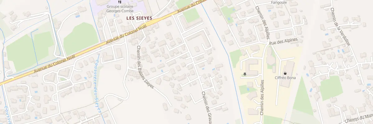 Plan du 12 Che des Gravas à Digne-les-Bains