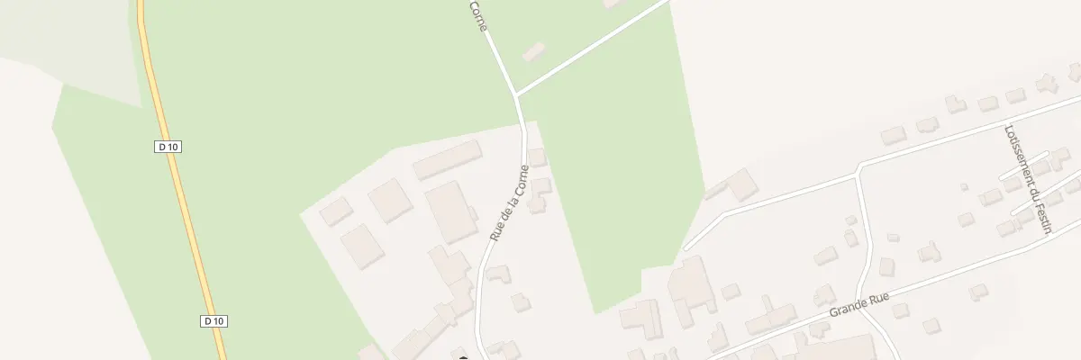Plan du 12 Rue de la Corne à Varogne