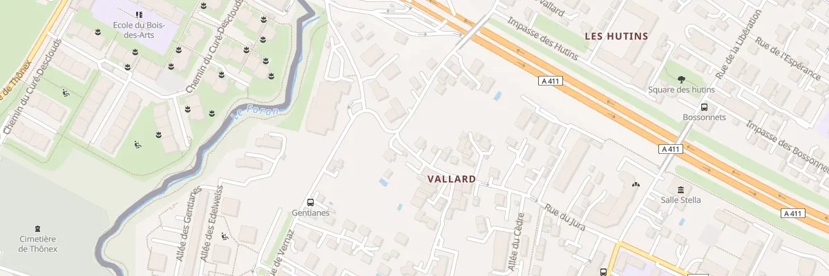 Plan du 28 Rue du Jura à Gaillard