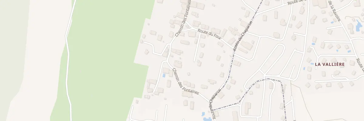Plan du 144 Che des Fontaines à Lathuile