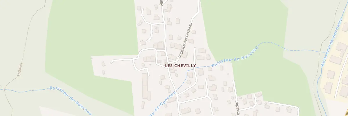 Plan du 35 Imp des Gnoures à Lathuile