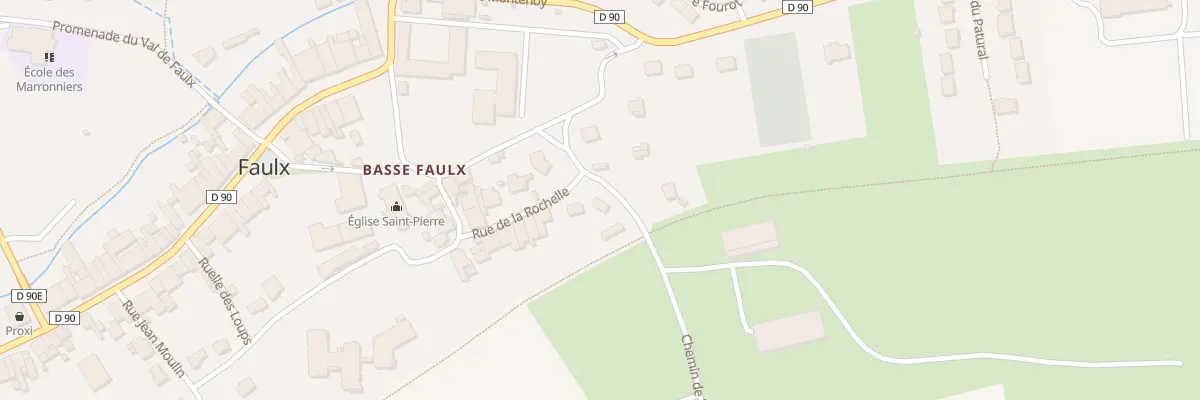 Plan du 6 Che de la Taye d’Amance à Faulx