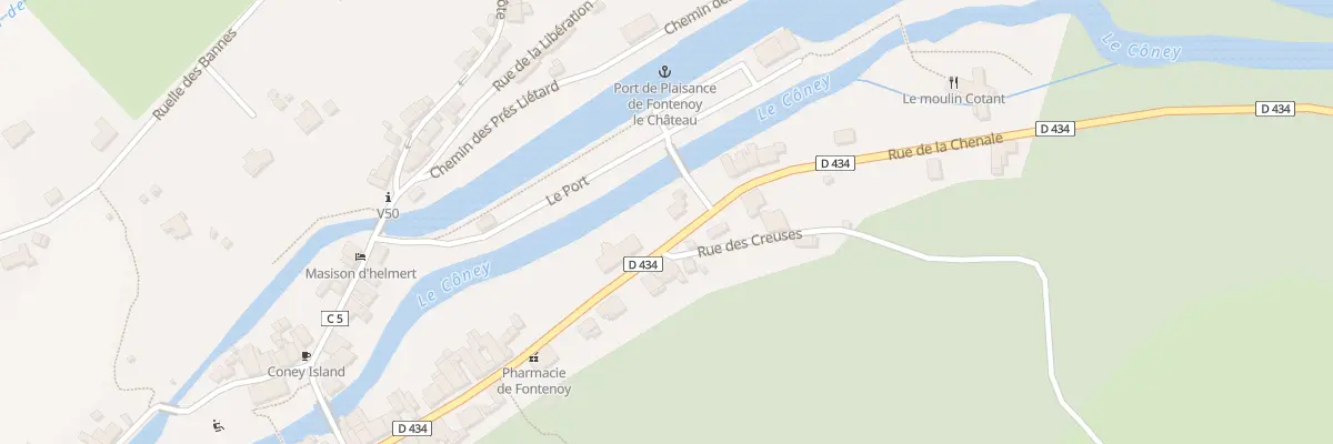 Plan du 31 Rue de la Chenale à Fontenoy-le-Château