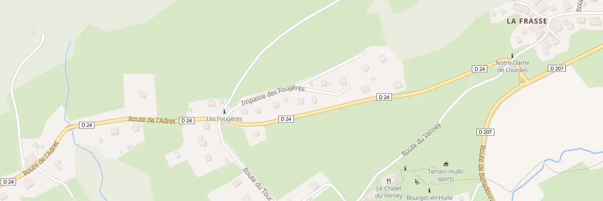Plan du 436 Rte de l’Adret à Bourget-en-Huile