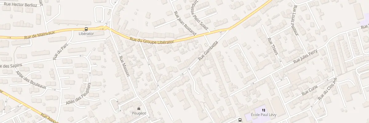 Plan du 21 Rue Gambetta à Saint-Max