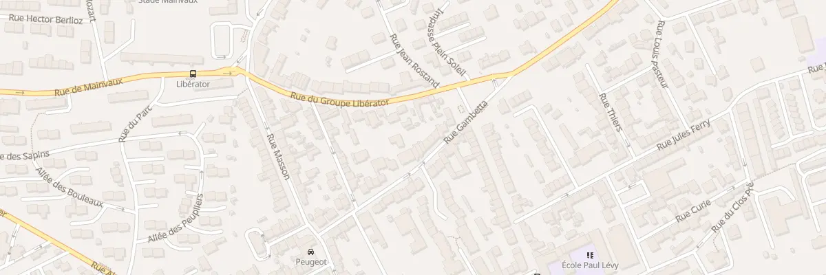 Plan du 23 Rue Gambetta à Saint-Max